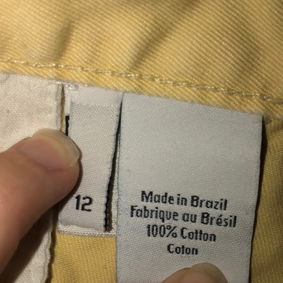 Yellow Calvin Klein Bermuda shorts - Picture 3 of 8